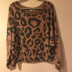 Karlie Leopard Dolman Sleeve Pullover